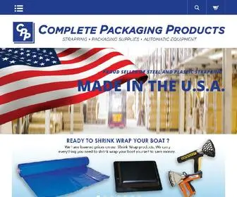 Completepackagingproducts.com(Commercial Strapping Equipment & Packaging Supplier) Screenshot