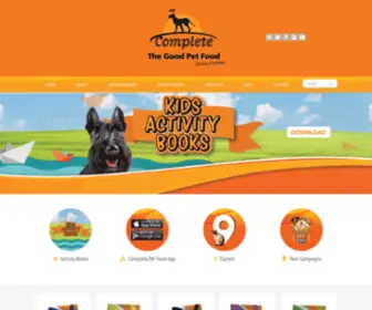 Completepetfood.co.za(Pet Nutrition By Pet People) Screenshot