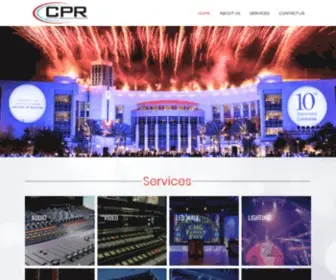 Completeproductionresources.com(Orlando AV Lighting & Stage Rentals) Screenshot