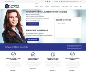 Completepropertytraining.com.au(Real Estate Courses Queensland) Screenshot