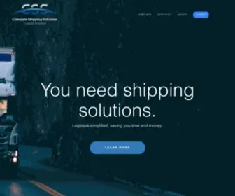 Completeshipping.ca(Logistics Services & Management Solutions) Screenshot