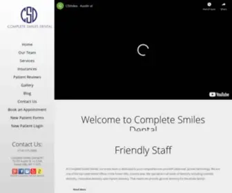 Completesmilesdental.com(Complete Smiles Dental Office in Austin Street 11375) Screenshot