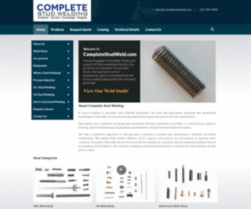 Completestudweld.com(Complete Stud Weld) Screenshot