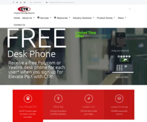 Completetechnologyresources.com(Managed IT Services) Screenshot