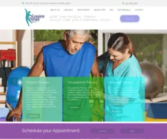 Completetherapyusa.com(Complete Therapy USA) Screenshot