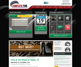 Completetiredallas.com(Complete Tire) Screenshot