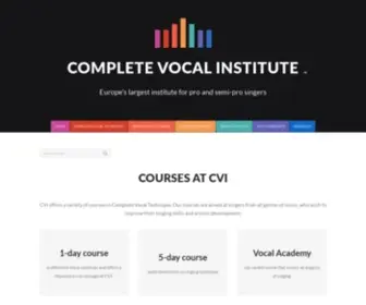 Completevocal.institute(Europe's largest institute for pro) Screenshot