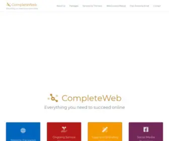 Completeweb.co.uk(Everything you need to succeed online) Screenshot