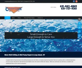 Completewellandpump.com(Well Pump Repair) Screenshot