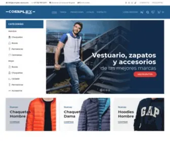 Complex-Store.com(Vestuario, zapatos y accesorios de las mejores marcas) Screenshot