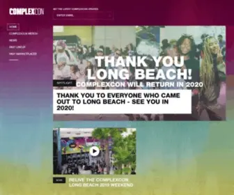 Complexcon.com(Long Beach) Screenshot