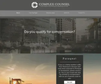 Complexcounsel.com(Complex Counsel) Screenshot