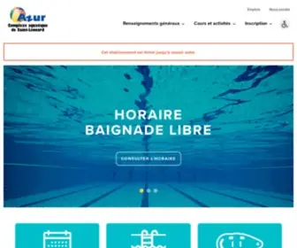 Complexeaquatiquesaint-Leonard.ca(Complexe Aquatique de Saint) Screenshot