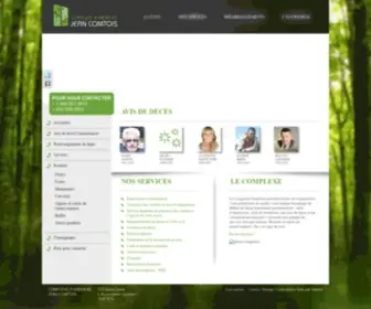 Complexefunerairejeancomtois.ca(Complexefunerairejeancomtois) Screenshot