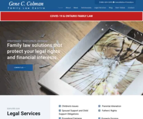 Complexfamilylaw.com(Toronto Family Lawyer) Screenshot