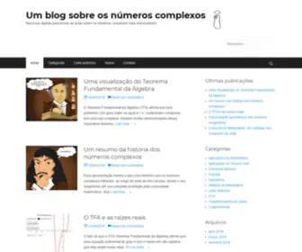 Complexos.blog.br(Um blog sobre os números complexos) Screenshot