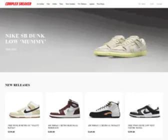 Complexsneaker.com(Sneakers) Screenshot