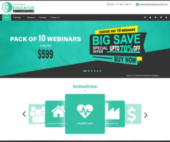 Complianceducator.com(Grc simplified) Screenshot