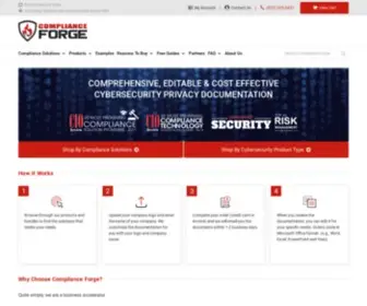 Complianceforge.com(Cybersecurity documentation templates) Screenshot