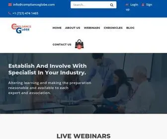 Complianceglobe.com(HR Compliance Webinars) Screenshot