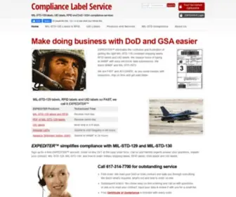 Compliancelabelservice.com(Low Price) Screenshot