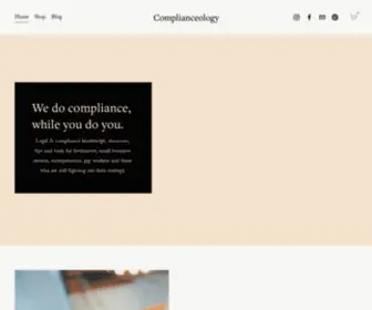 Complianceology.co(Complianceology) Screenshot