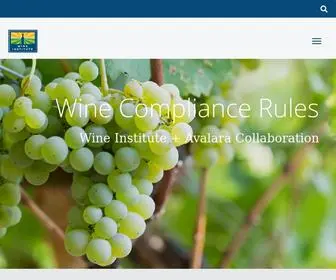 Compliancerules.org(Wine Compliance Rules) Screenshot