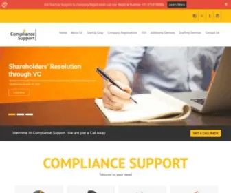 Compliancesupport.in(Compliance Support) Screenshot