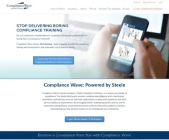 Compliancewave.com(Effective Compliance Communication & Training From Compliance Wave) Screenshot