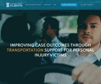 Compliantclients.com(PI Victim Support) Screenshot