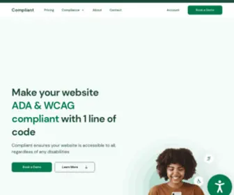 Compliant.io(Compliant creates innovative website accessibility solutions) Screenshot
