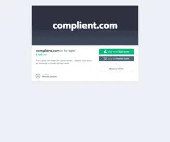 Complient.com(Complient) Screenshot