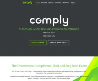 Comply2019.com(COMPLY the Compliance) Screenshot