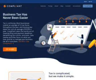 Complyant.co(Never Forget A Business Tax Deadline) Screenshot