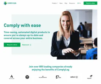 Complylog.com(ComplyLog) Screenshot