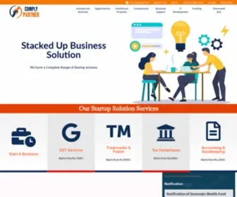 Complypartner.com(Best Startup Solutions Company Registration in India) Screenshot