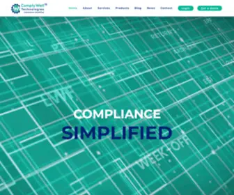 Complywelltechnologies.com(Automation Compliance in India) Screenshot