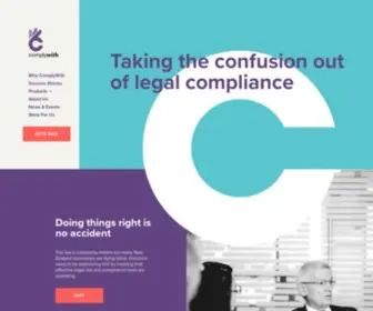 Complywith.com(Legal Compliance Software for New Zealand Businesses) Screenshot