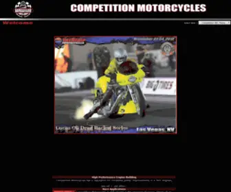 Compmc.com(Competition Motorcycles Harley Davidson Racing Site) Screenshot