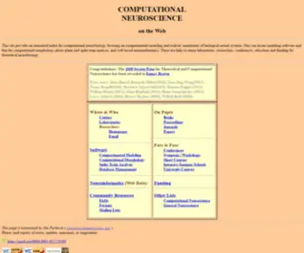 Compneuroweb.com(Computational Neuroscience on the Web) Screenshot