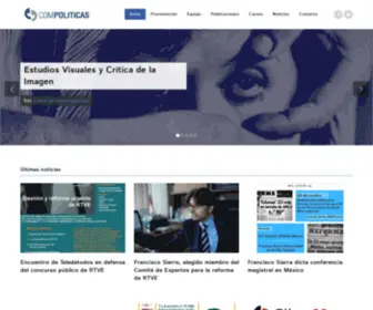 Compoliticas.org(El Grupo Interdisciplinario de Estudios en Comunicación) Screenshot