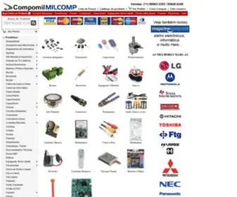 Compomil.com.br(Compomil Componentes Eletrônicos Ltda) Screenshot