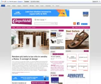 Compomobili.com(Produttori di accessori arredo e componenti per mobili e arredamento) Screenshot