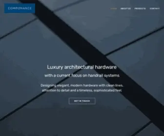 Componance.com(Modern Architectural Hardware) Screenshot