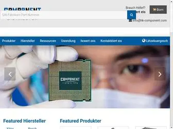 Component-LU.com(Elektronesch Komponenten Distributeur) Screenshot