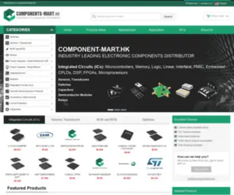 Component-Mart.hk(Electronic Components Distributor) Screenshot