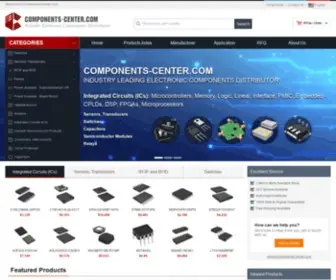 Components-Center.com(Electronic Components Distributor) Screenshot