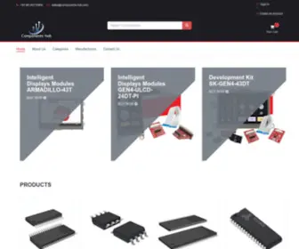 Components-Hub.com(Components-hub offers a full platform of Electronic components distribution service) Screenshot