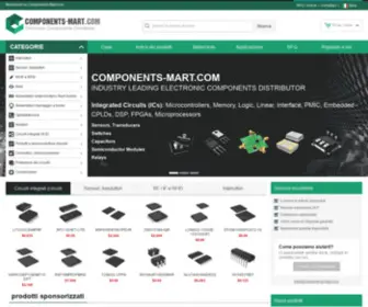 Components-Mart.it(Distributore di componenti elettronici) Screenshot