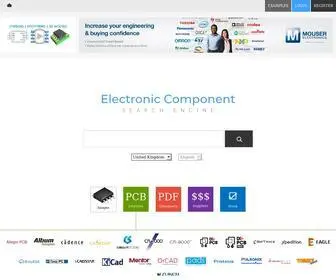 Componentsearchengine.com(Component Search Engine) Screenshot